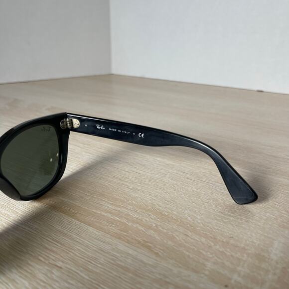 Ray-Ban RB4169 Laramie 601 Sunglasses READ Black Frames Made in Italy RARE! - Picture 6 of 15